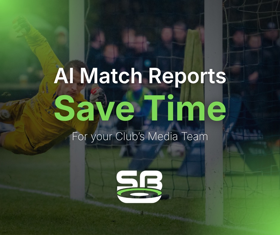 How AI match reports can save football clubs time and streamline media output