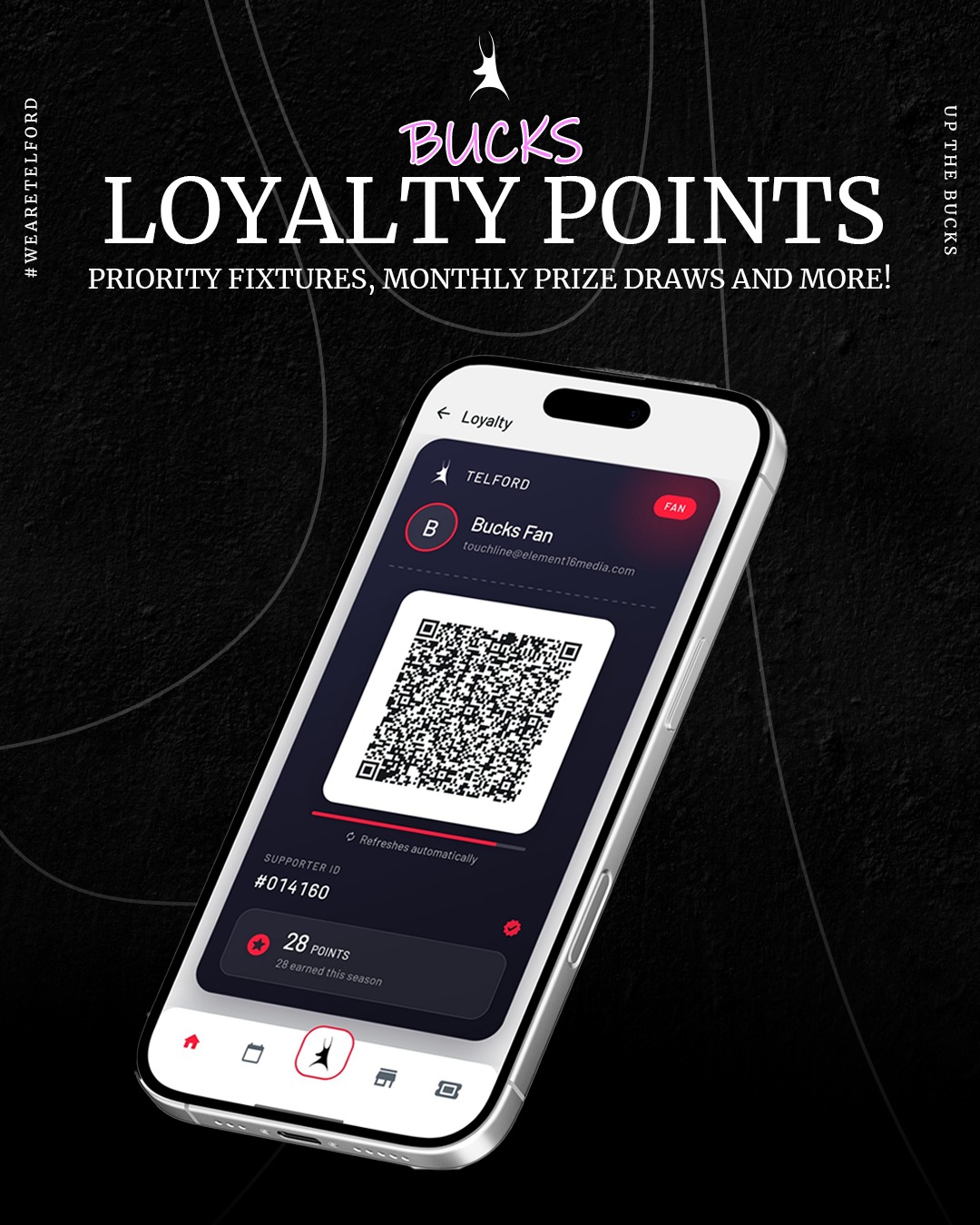 AFC Telford United launch Bucks Loyalty Scheme in collaboration with StandBased
