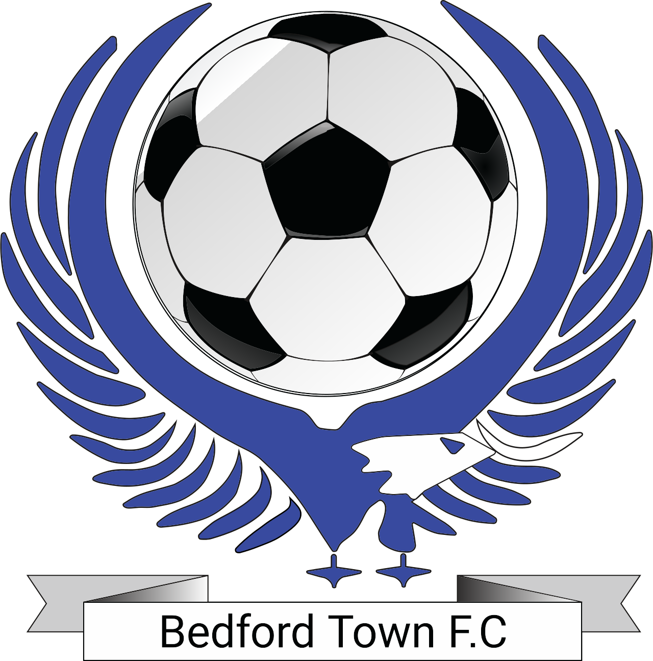 Bedford Town FC club badge